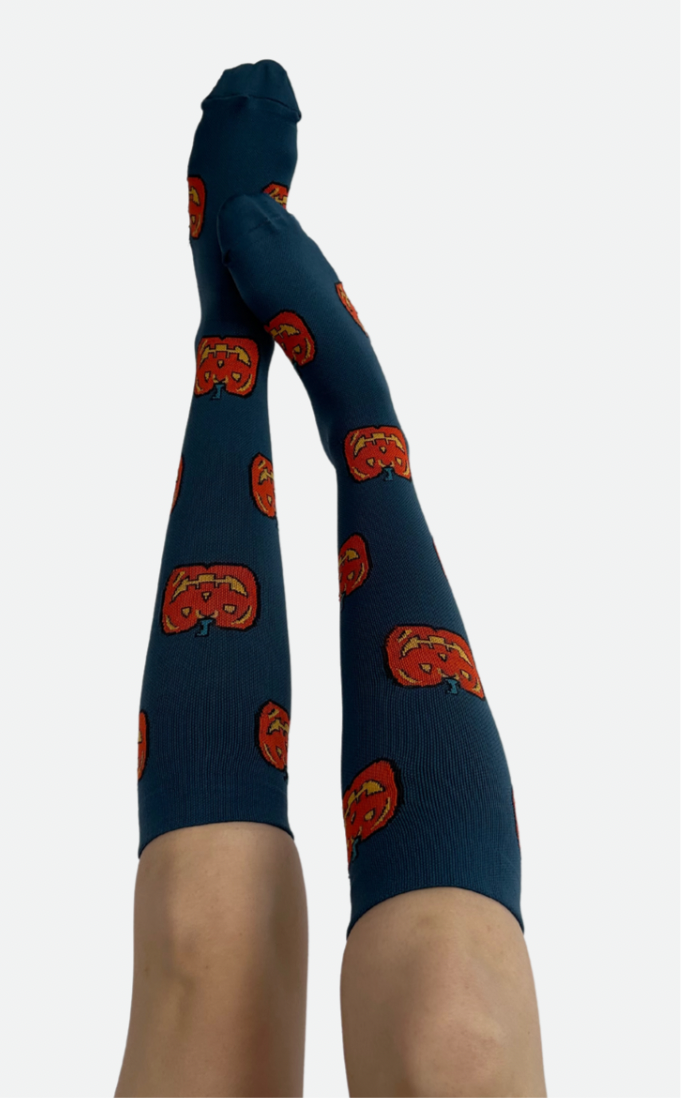 Pumpkin Compression Socks